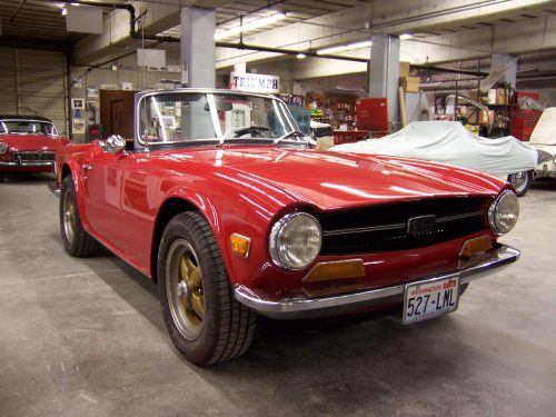 1971 Triumph TR6 Full Body and Paint Restoration